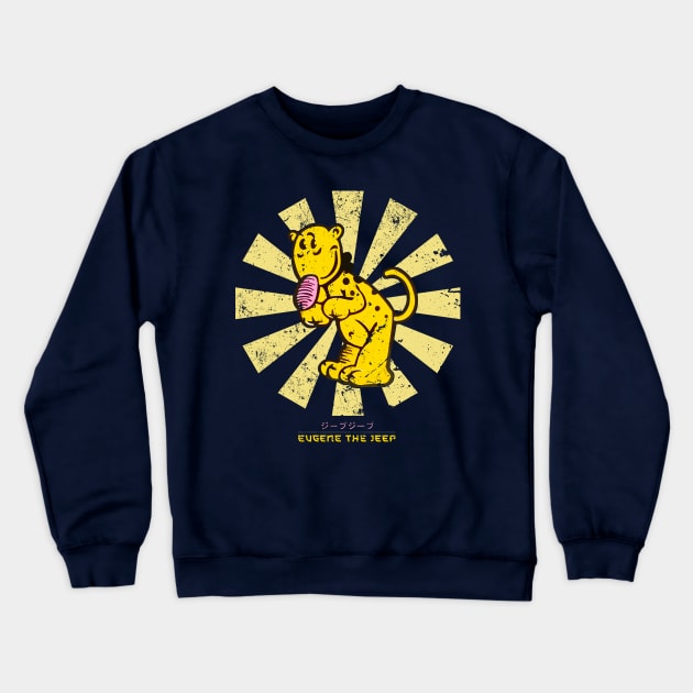 Eugene The Jeep Retro Japanese Popeye Crewneck Sweatshirt by Nova5